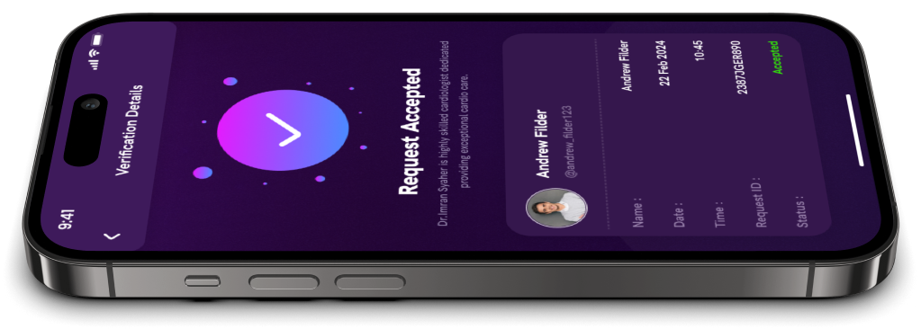 Camzy host request screen